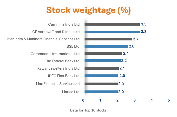 Sundaram Mid Cap Fund: portfolio composition